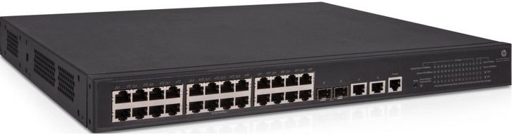 HPE 5130 24G POE+ 2SFP+ 2XGT (370W) EI Switch (JG940A) hpe jg940a
