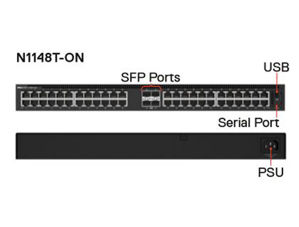 Dell EMC PowerSwitch N1100 Series Switches Dell N1148T Switch