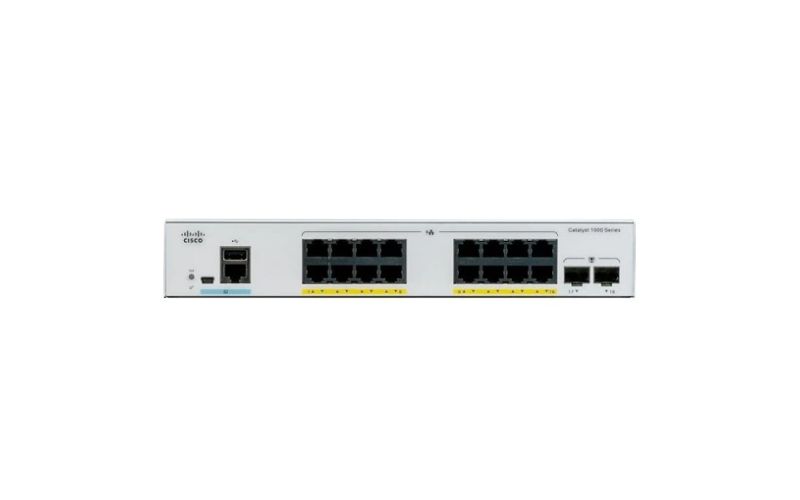 C1000-16P-2G-L - Thiết bị mạng Switch Cisco C1000-16P-2G-L-2