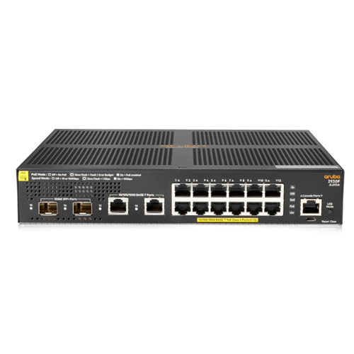 Aruba 2930F 12G PoE+ 2G/2SFP+ Switch (JL693A) Aruba 2930F 12G PoE+ 2G/2SFP+ Switch (JL693A)