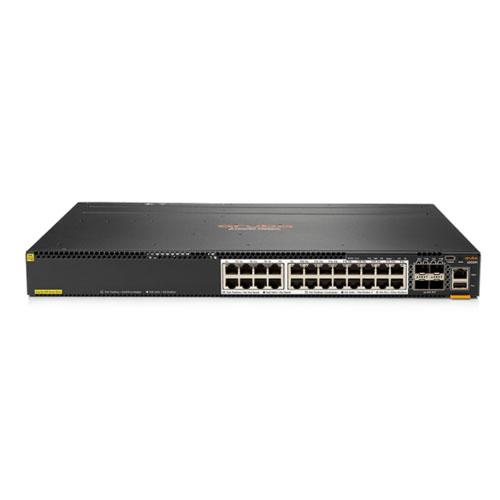 Aruba CX 6300M 24-port HPE Smart Rate 1/2.5/5GbE Class 6 PoE and 4-port SFP56 Switch (JL660A) Aruba CX 6300M 24-port HPE Smart Rate 1/2.5/5GbE Class 6 PoE and 4-port SFP56 Switch (JL660A)