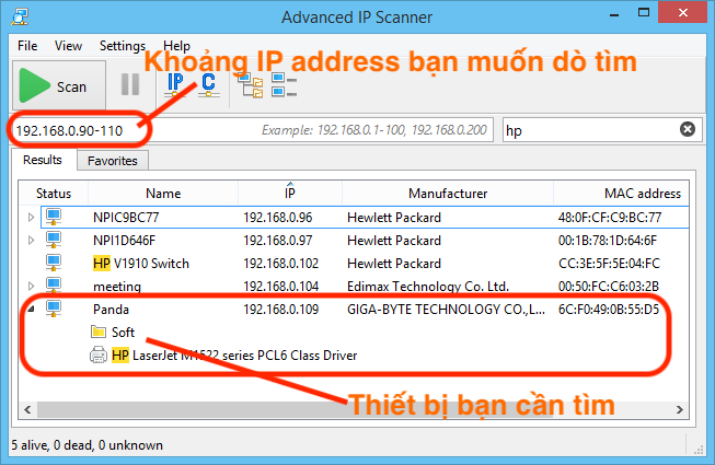 scan ip