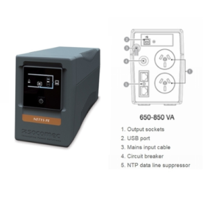 NETYS PE 650VA Bộ lưu điện UPS Socomec 1 pha NETYS PE NETYS PE 650VA Bộ lưu điện UPS Socomec 1 pha NETYS PE - Ảnh 3