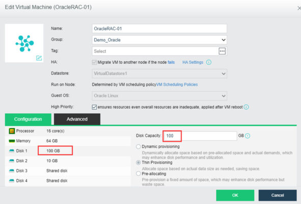 export disk virtual machine linux sangfor hci 4
