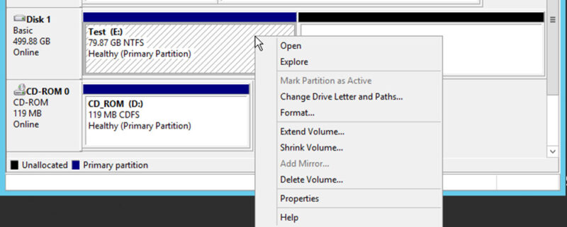 edit trên  Window Server VM