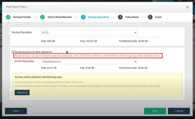 sangfor hci backup policy cho cac vm 10