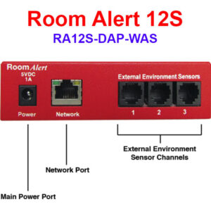 Alternative view of Monitoring AVTECH Room Alert 12S RA12S-DAP-WAS