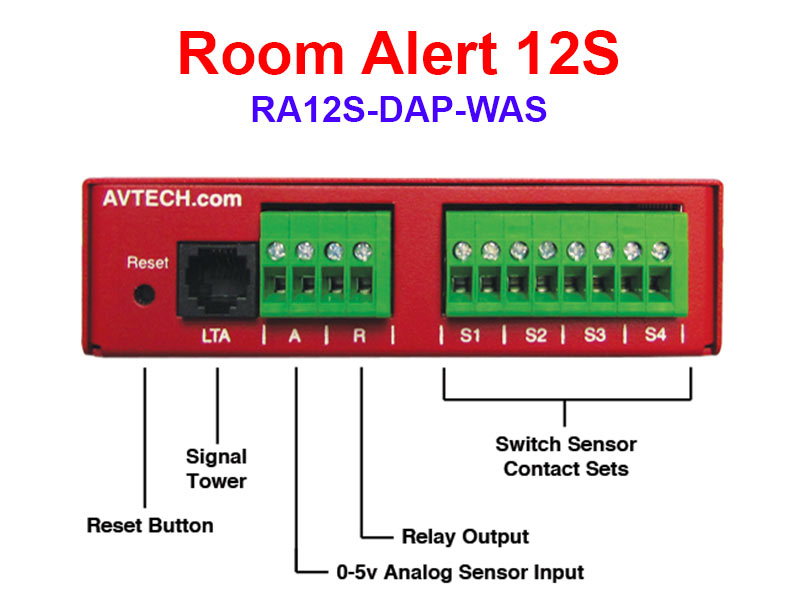 Monitoring AVTECH Room Alert 12S RA12S-DAP-WAS Monitoring AVTECH Room Alert 12S RA12S-DAP-WAS - Ảnh 3