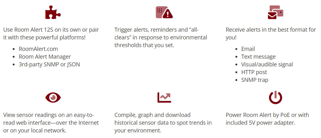Monitoring AVTECH Room Alert 12S RA12S-DAP-WAS AVTECH Room Alert 12S RA12S DAP WAS 4