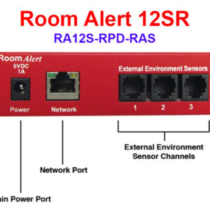 Alternative view of Monitoring AVTECH Room Alert 12SR RA12S-RPD-RAS