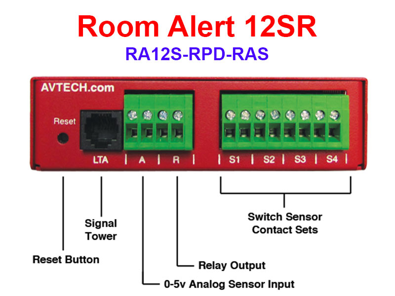 Monitoring AVTECH Room Alert 12SR RA12S-RPD-RAS Monitoring AVTECH Room Alert 12SR RA12S-RPD-RAS - Ảnh 3