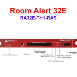 Alternative view of Monitoring AVTECH Room Alert 32E RA32E-TH1-RAS