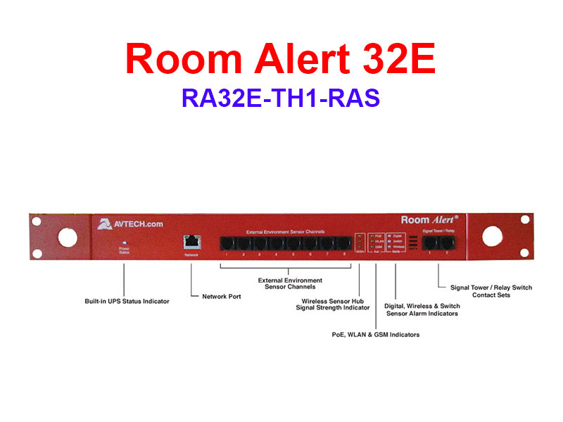 Monitoring AVTECH Room Alert 32E RA32E-TH1-RAS Monitoring AVTECH Room Alert 32E RA32E-TH1-RAS - Ảnh 2