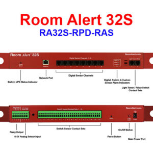 Alternative view of Monitoring AVTECH Room Alert 32S RA32S-RPD-RAS