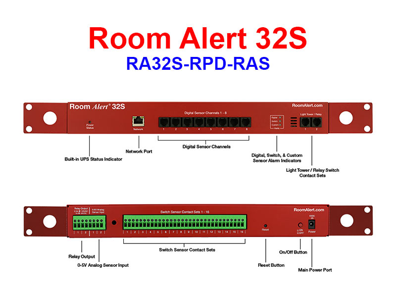Monitoring AVTECH Room Alert 32S RA32S-RPD-RAS Monitoring AVTECH Room Alert 32S RA32S-RPD-RAS - Ảnh 2