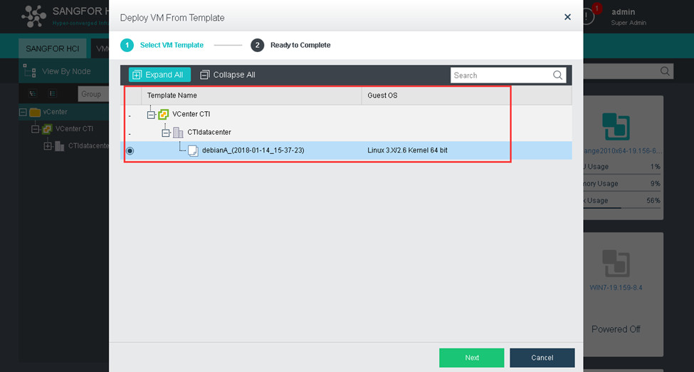 Chuyen doi tu he thong ao hoa VMWare sang Sangfor HCI 10