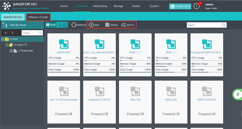Chuyen doi tu he thong ao hoa VMWare sang Sangfor HCI 8