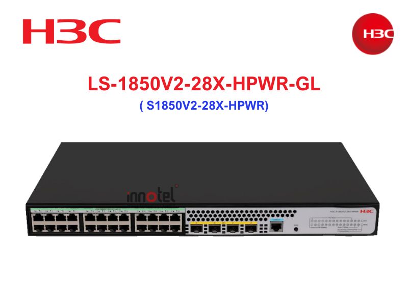 Switch H3C LS-1850V2-28X-HPWR-GL Switch H3C LS-1850V2-28X-HPWR-GL