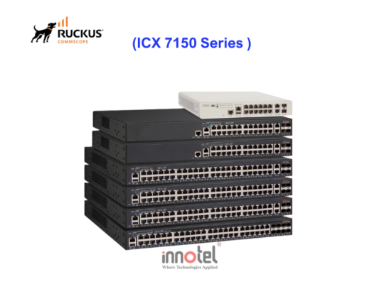 ICX 7150 Switch, 24x 10/100/1000 ports, 2x 1G RJ45 uplink-ports ICX 7150 Switch