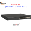 ICX 7550 24-port 1/10 Gbps with 2-ports 40/100 Gbps Uplink ICX 7550 24-port 110 Gbps