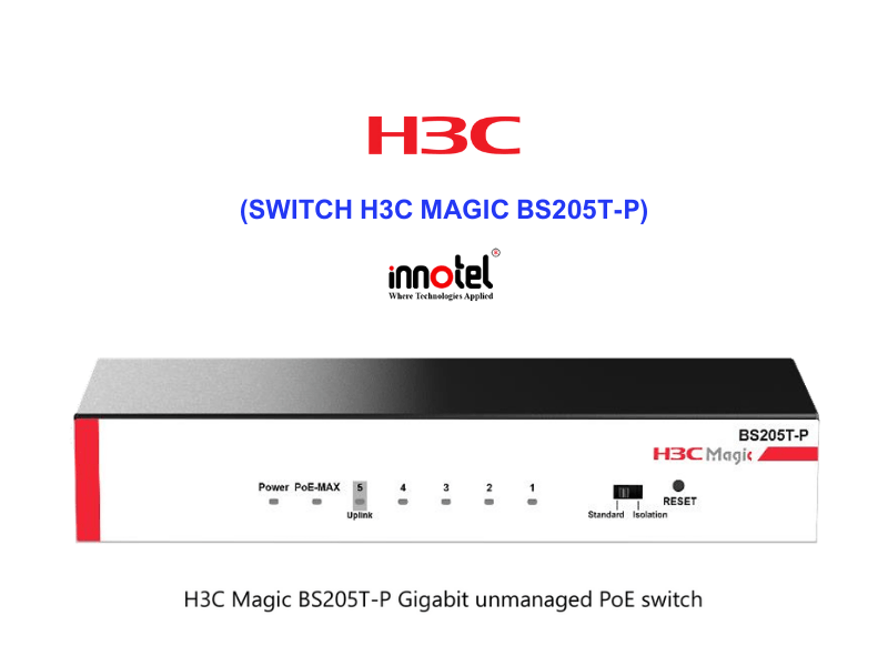 H3C Magic BS205T-P 5 Ports Gigabit SWITCH 5 PORT H3C MAGIC BS205T-P