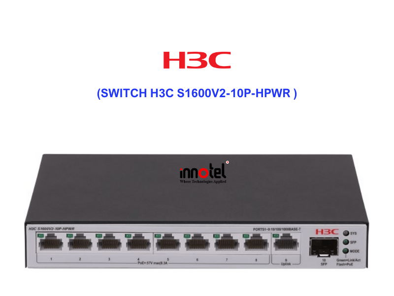 LS-S1600V2-10P-HPWR-GL H3C SWITCH LS-S1600V2-10P-HPWR-GL