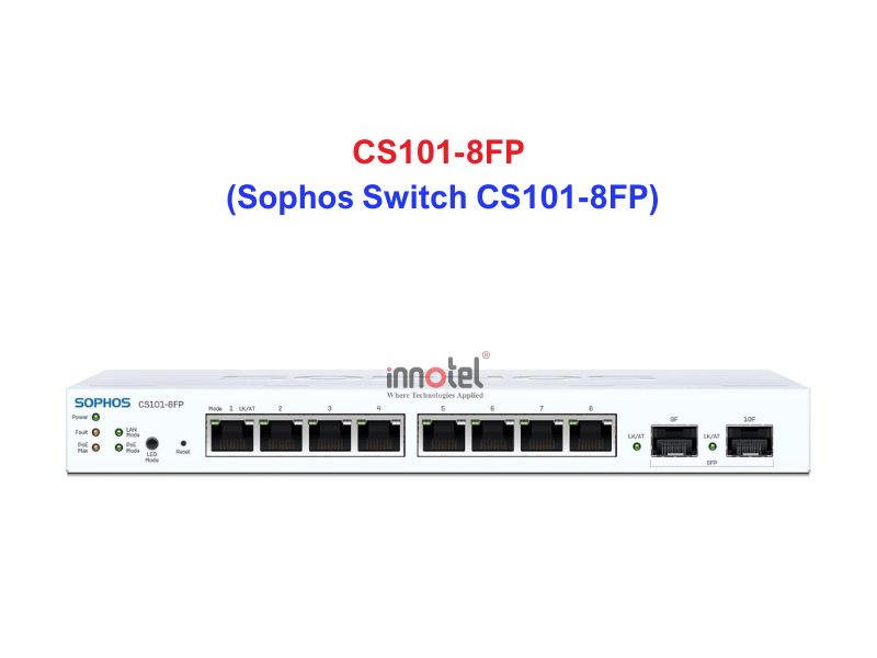 Sophos Switch CS101-8FP - Thiết bị chuyển mạch CS101-8FP