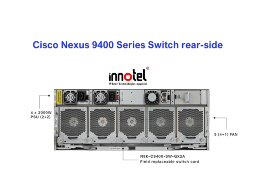 Switch Cisco N9K-X9400-16W – Thiết bị chuyển mạch Cisco Nexus 9400 Series Switch rear-side