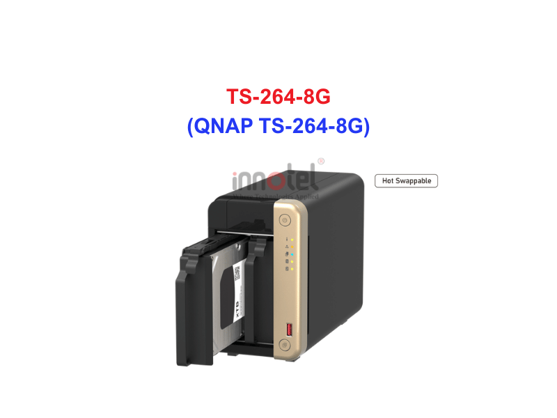 QNAP TS-264-8G - Thiết Bị Lưu trữ NAS QNAP TS-264-8G