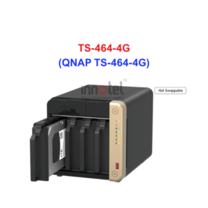 QNAP TS-464-4G - Thiết Bị Lưu trữ NAS QNAP TS-464-4G