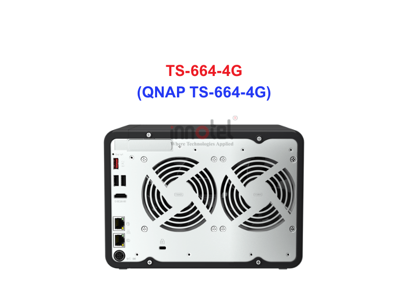 QNAP TS-664-4G - Thiết Bị Lưu trữ NAS QNAP TS-664-4G