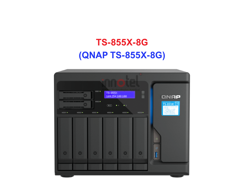 QNAP TS-855X-8G - Thiết Bị Lưu trữ NAS QNAP TS-855X-8G