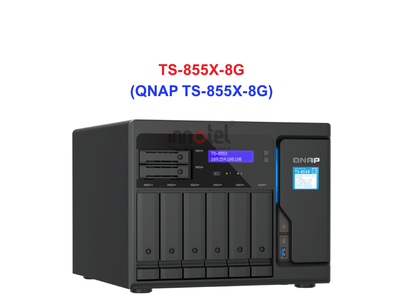 QNAP TS-855X-8G - Thiết Bị Lưu trữ NAS QNAP TS-855X-8G