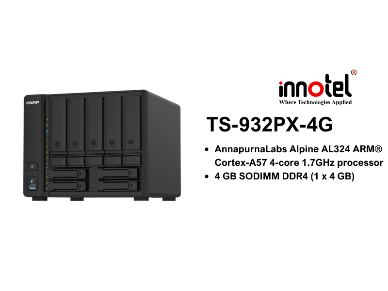 QNAP TS-932PX-4G - Thiết Bị Lưu trữ NAS QNAP TS-932PX-4G