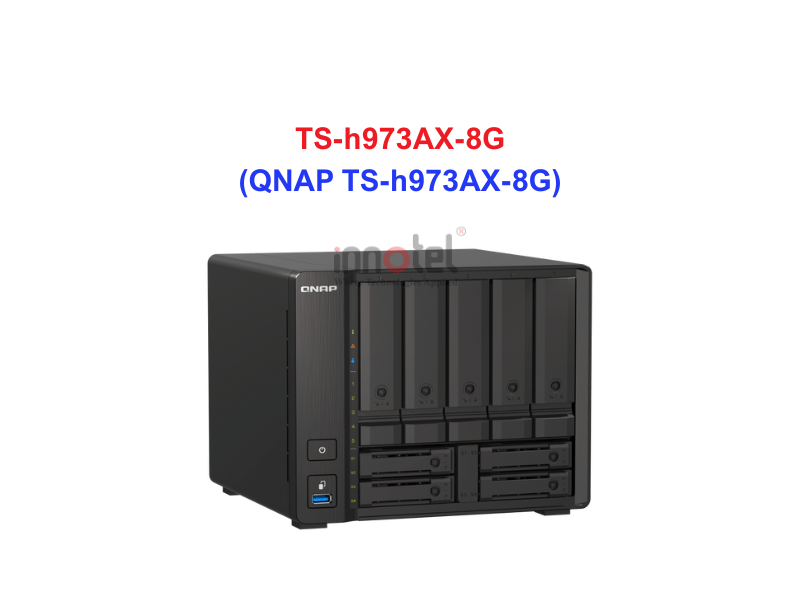 QNAP TS-h973AX-8G - Thiết Bị Lưu trữ NAS QNAP TS-h973AX-8G