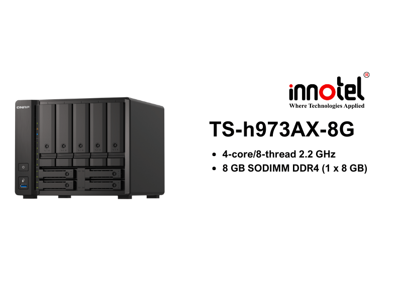 QNAP TS-h973AX-8G - Thiết Bị Lưu trữ NAS QNAP TS-h973AX-8G