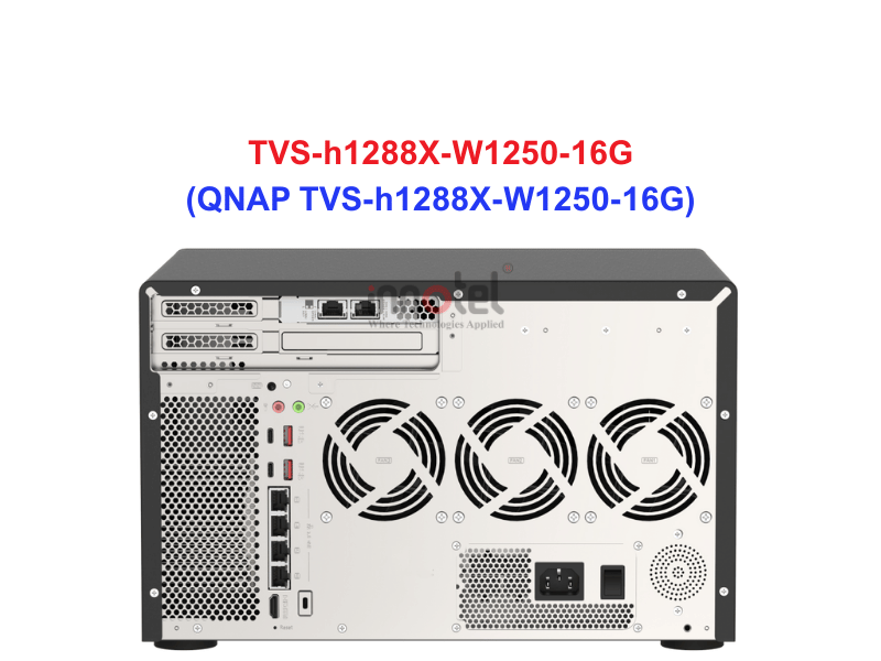 QNAP TVS-h1288X-W1250-16G - Thiết Bị Lưu Trữ NAS QNAP TVS-h1288X-W1250-16G