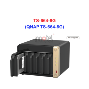 QNAP TS-664-8G - Thiết Bị Lưu trữ NAS QNAP TS-664-8G
