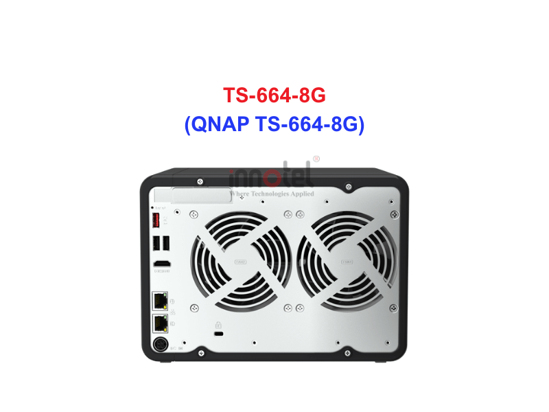 QNAP TS-664-8G - Thiết Bị Lưu trữ NAS QNAP TS-664-8G
