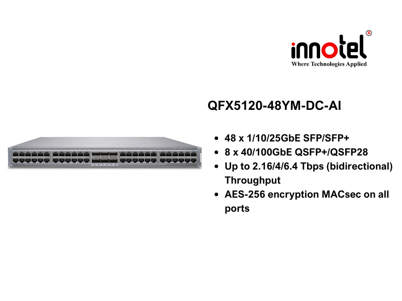 Juniper QFX5120-48YM-DC-AI 