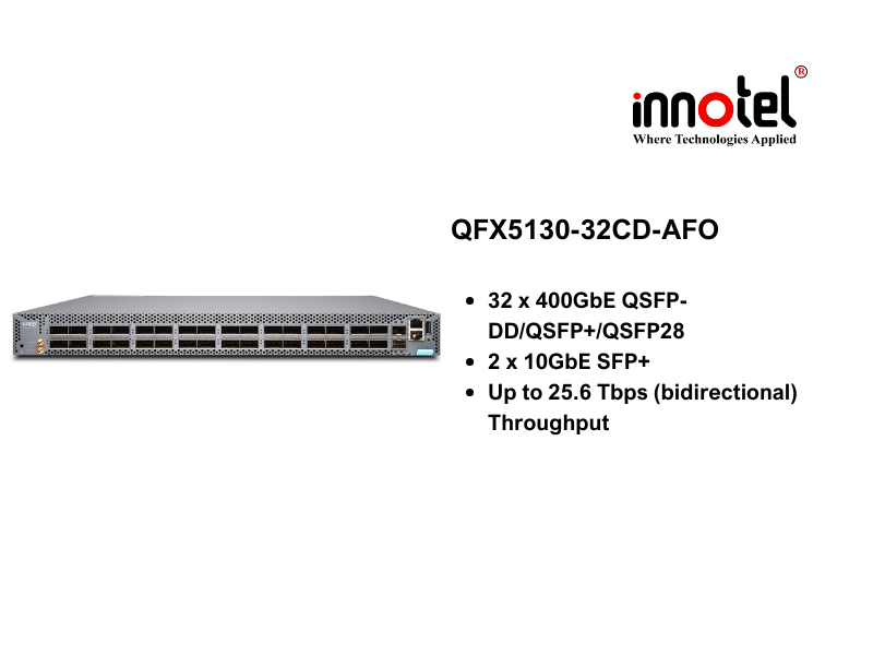 Switch Juniper QFX5130-32CD-AFO - Thiết bị chuyển mạch Juniper QFX5130-32CD-AFO