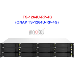 QNAP TS-1264U-RP-4G - Thiết Bị Lưu trữ NAS QNAP TS-1264U-RP-4G