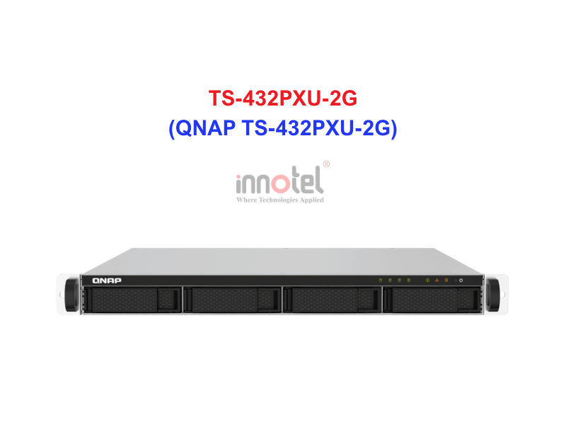 QNAP TS-432PXU-2G - Thiết Bị Lưu trữ NAS QNAP TS-432PXU-2G