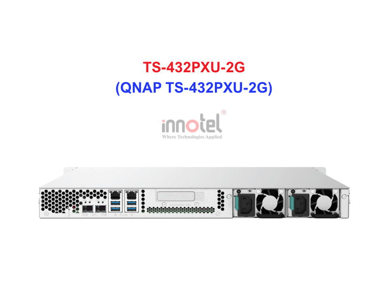 QNAP TS-432PXU-2G - Thiết Bị Lưu trữ NAS QNAP TS-432PXU-2G