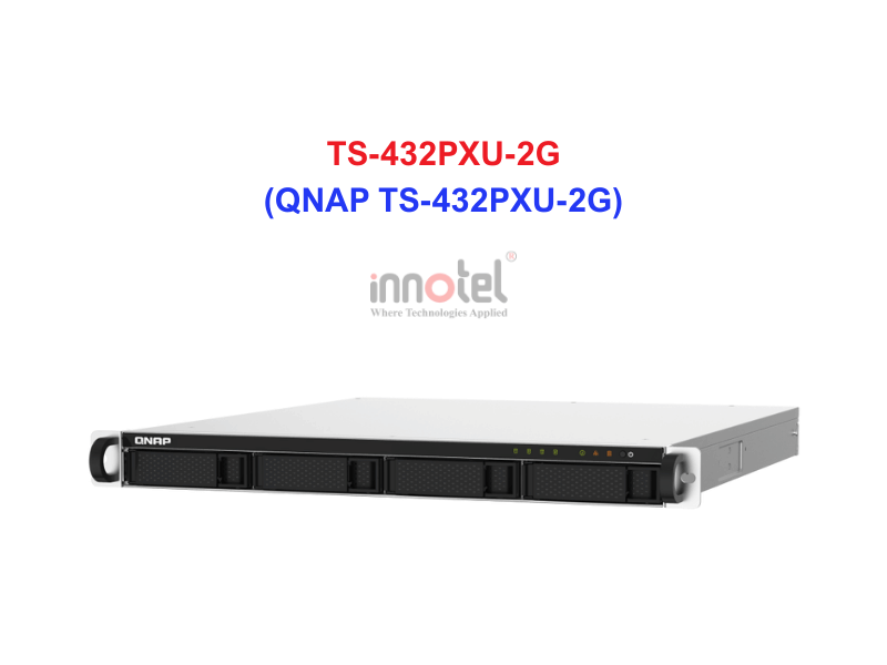 QNAP TS-432PXU-2G - Thiết Bị Lưu trữ NAS QNAP TS-432PXU-2G