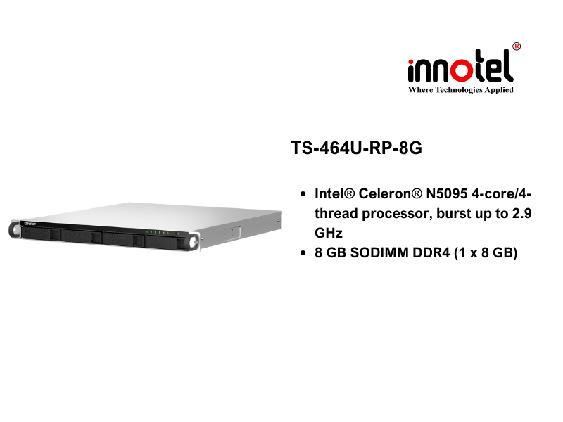 QNAP TS-464U-RP-8G