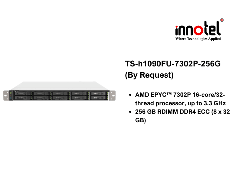 QNAP TS-h1090FU-7302P-256G By Request