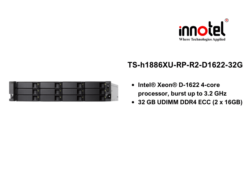 QNAP TS-h1886XU-RP-R2-D1622-32G