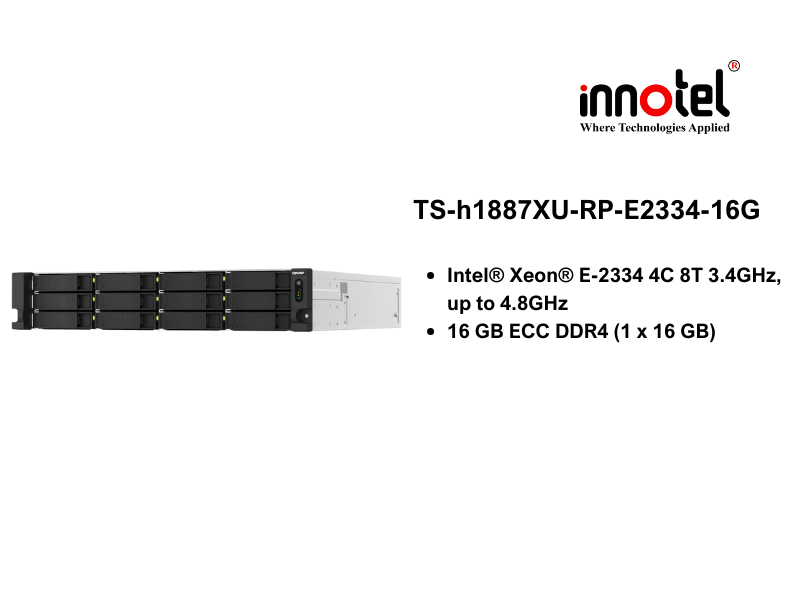 QNAP TS-h1887XU-RP-E2334-16G