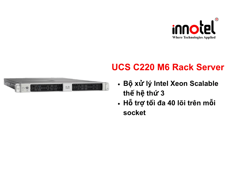 Cisco UCS C220 M6 Rack Server